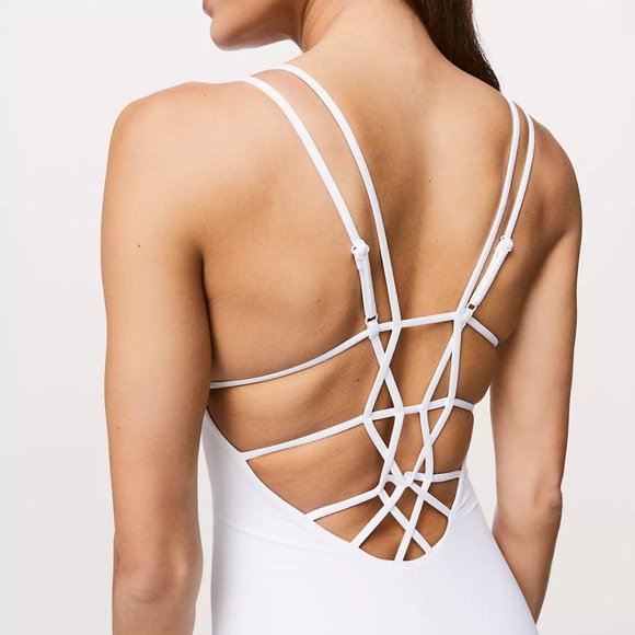 ❤️ Lululemon Coastline One Piece White A/B cup Size 4 - Picture 3 of 8